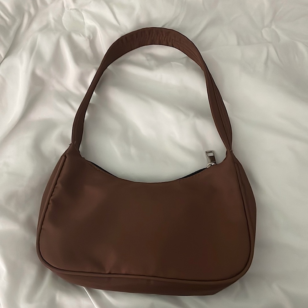 Brown baguette bag